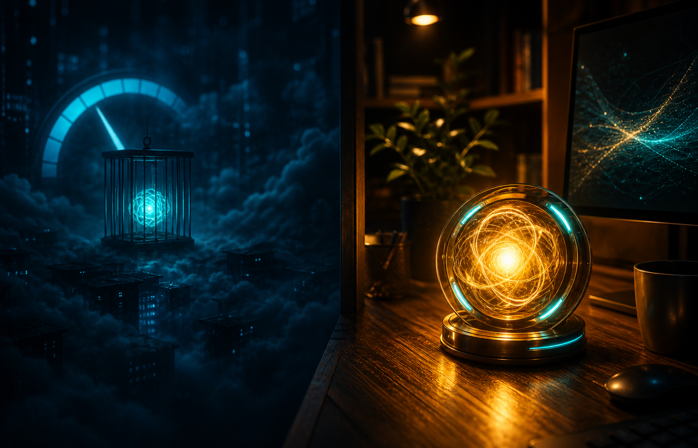 A rented tool caged in someone else's cloud with a meter running, versus your own agent on your own desk.